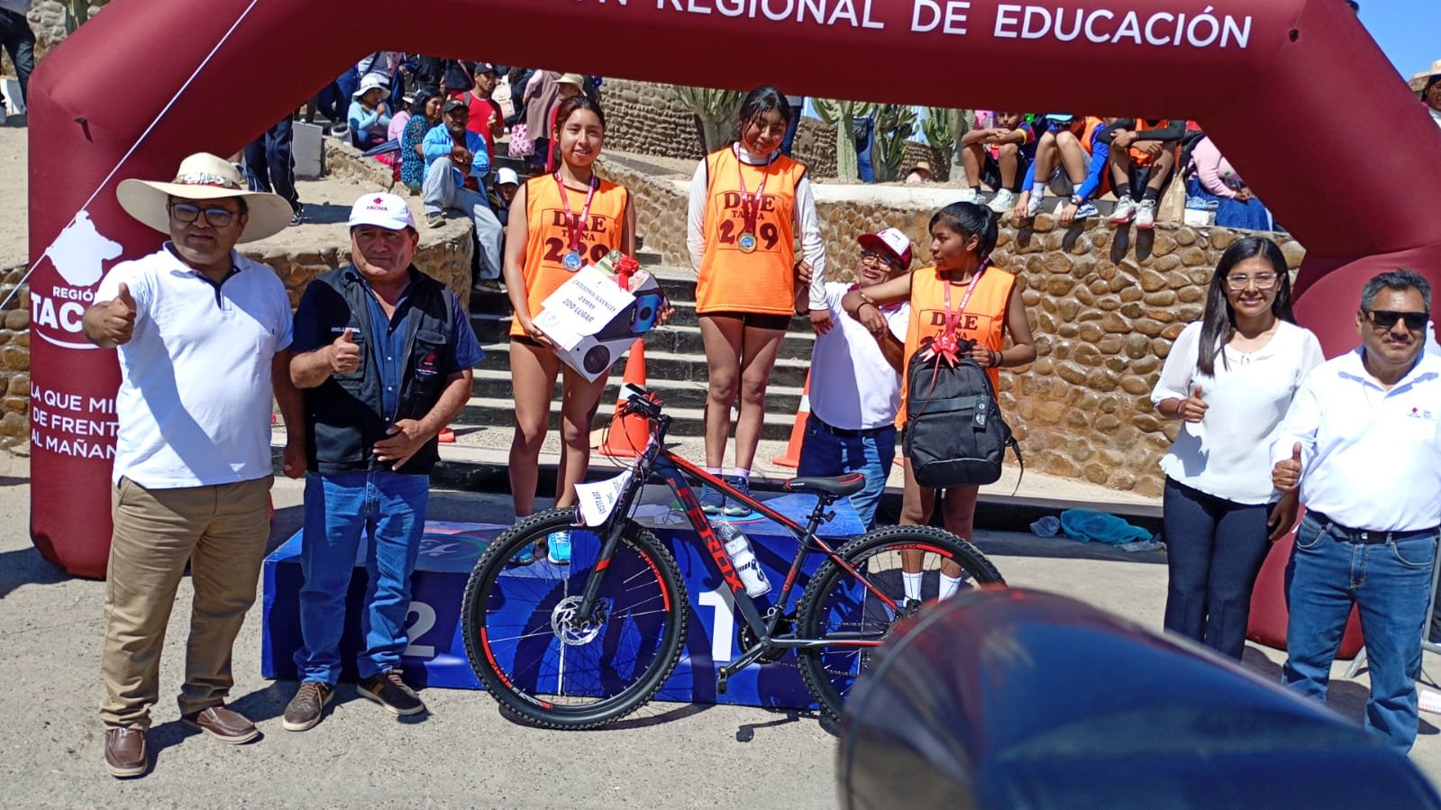  UGEL Candarave destacó en carrera pedestre en las categorías infantiles varones y juveniles damas